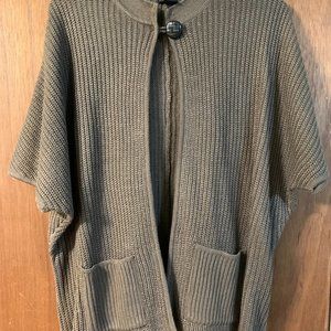 Tally Ho Taupe Sweater Vest Size L